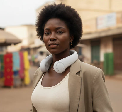 VENTILATEUR DE COU MAINS LIBRES