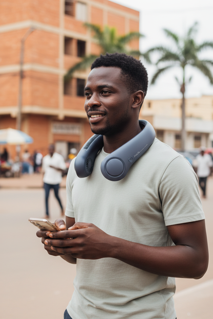 VENTILATEUR DE COU MAINS LIBRES