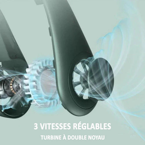 VENTILATEUR DE COU MAINS LIBRES