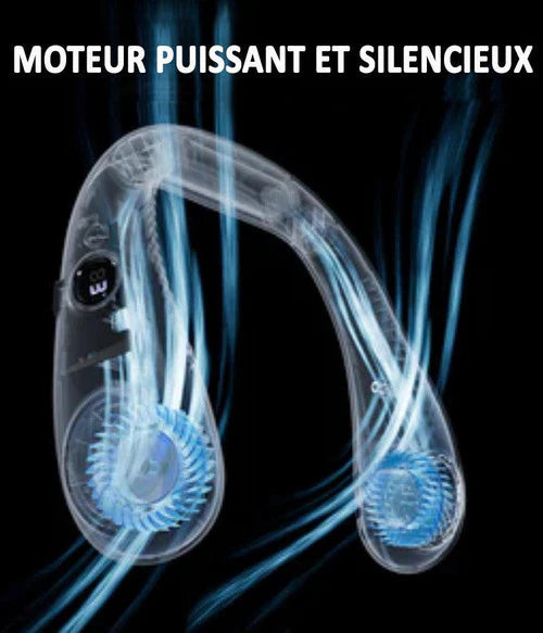 VENTILATEUR DE COU MAINS LIBRES